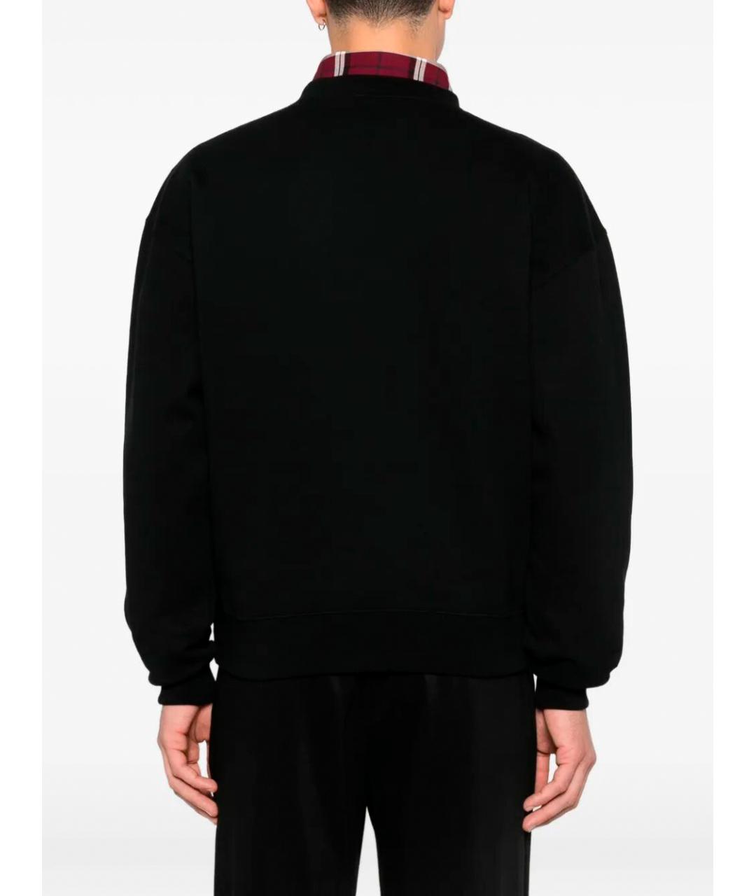 GUCCI Черный хлопковый джемпер / свитер, фото 4