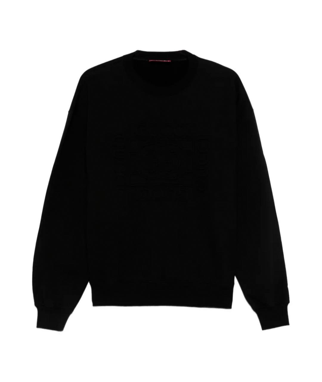 GUCCI Черный хлопковый джемпер / свитер, фото 1