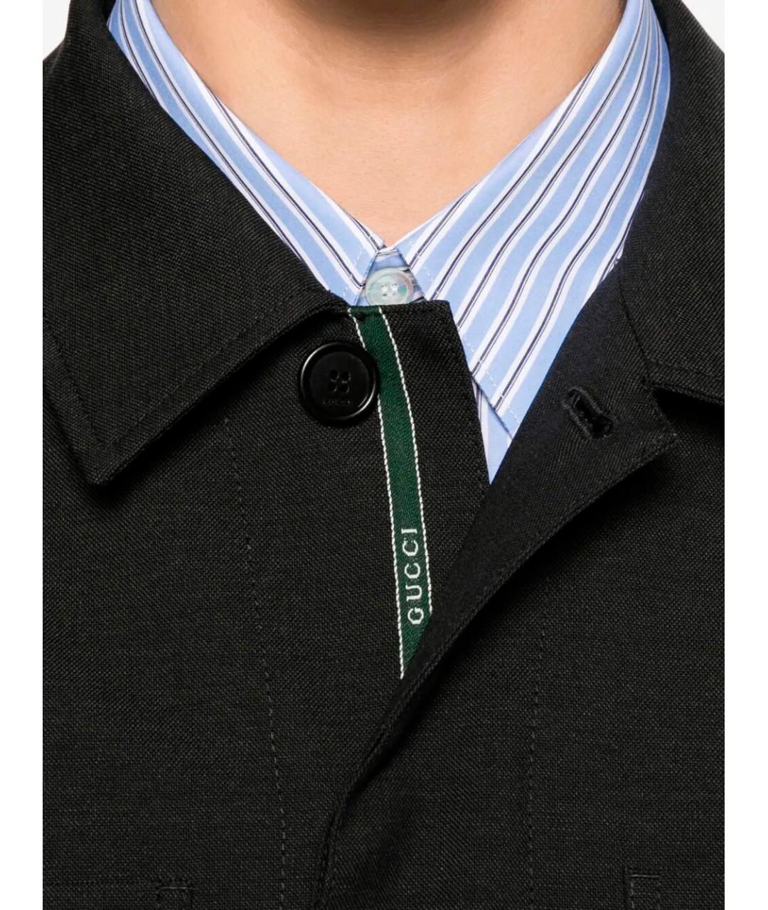 GUCCI Серая шерстяная куртка, фото 4