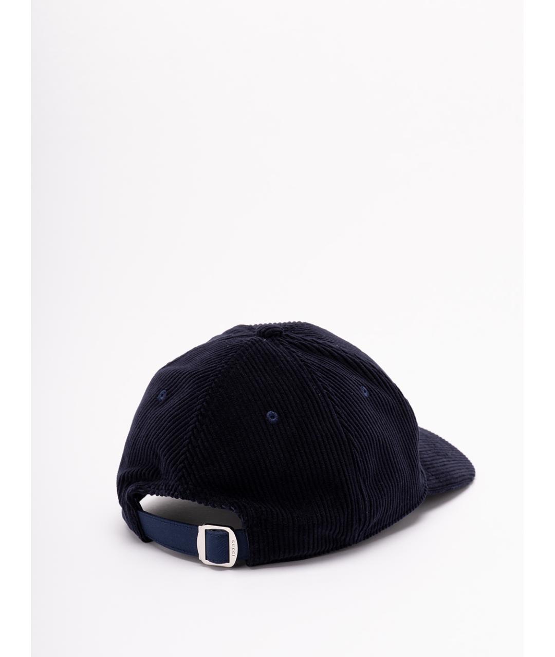 GUCCI Синяя хлопковая кепка/бейсболка, фото 2