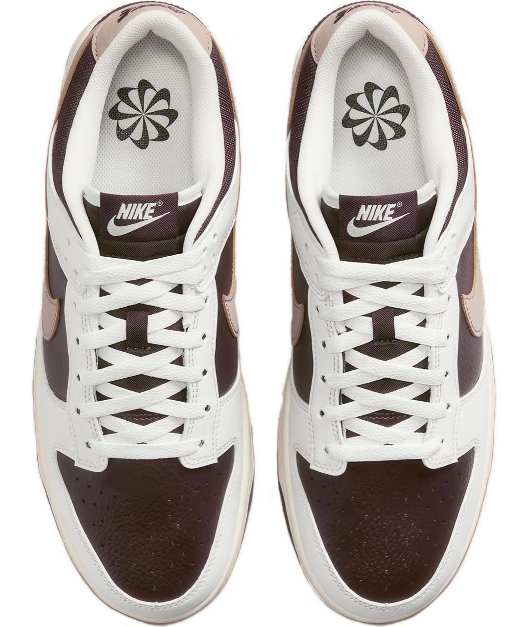 NIKE Белые кожаные низкие кроссовки / кеды, фото 8