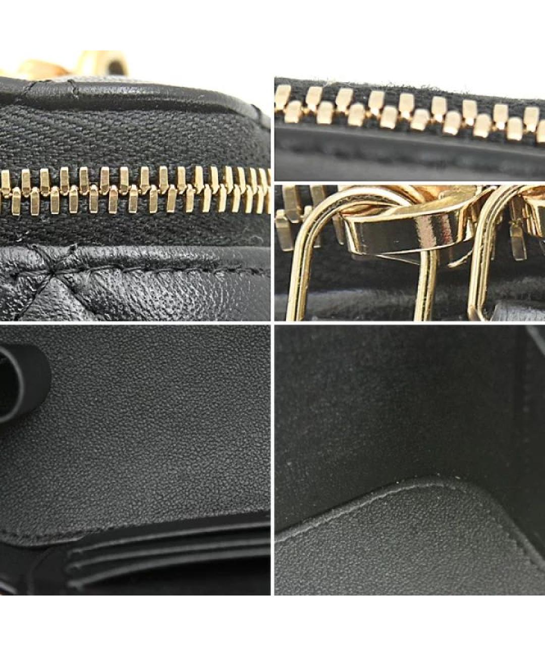 CHANEL Черная кожаная сумка через плечо, фото 6