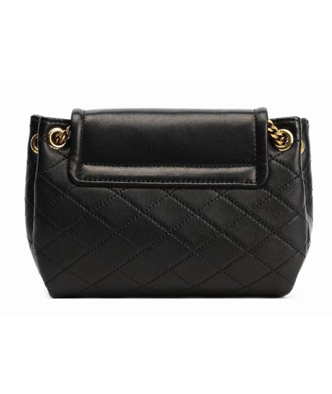 SAINT LAURENT Черная кожаная сумка через плечо, фото 3