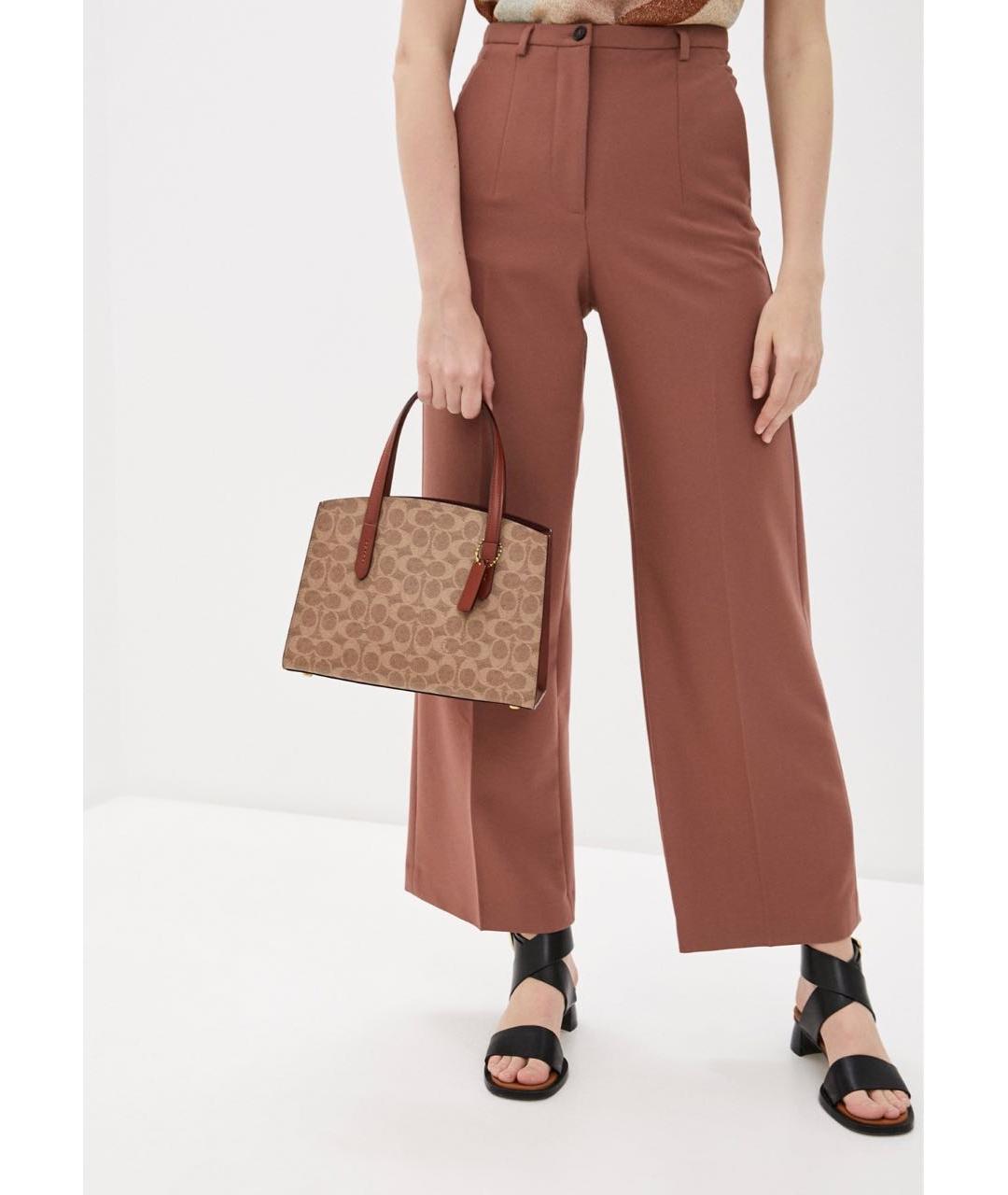 COACH Коричневая сумка тоут, фото 3