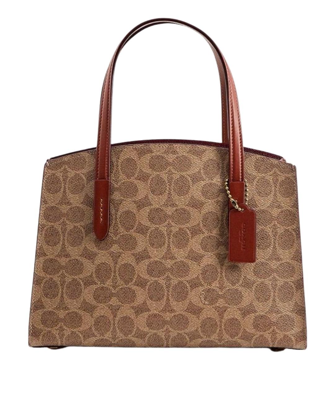 COACH Коричневая сумка тоут, фото 1