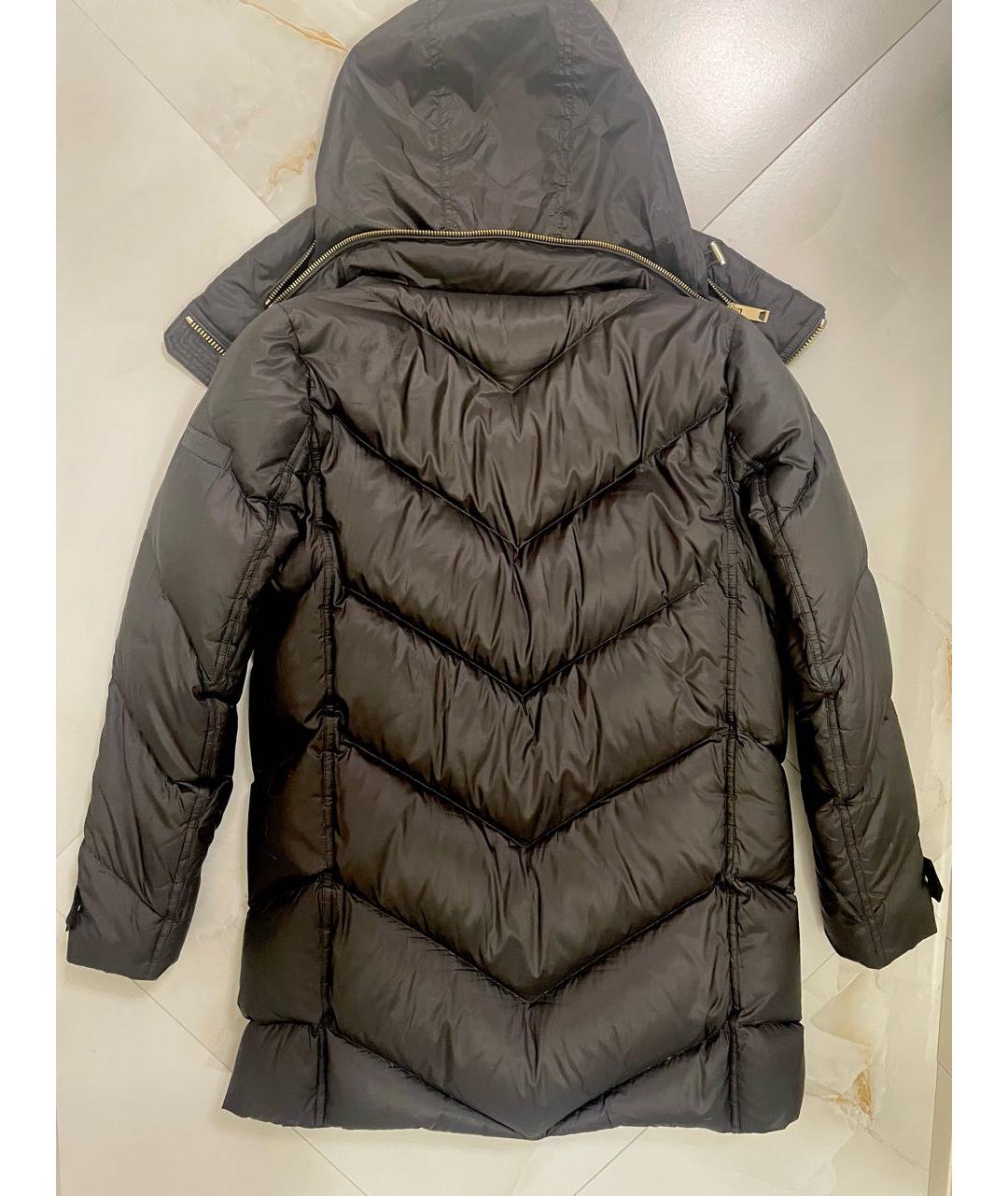 BURBERRY Черный полиэстеровый пуховик, фото 2