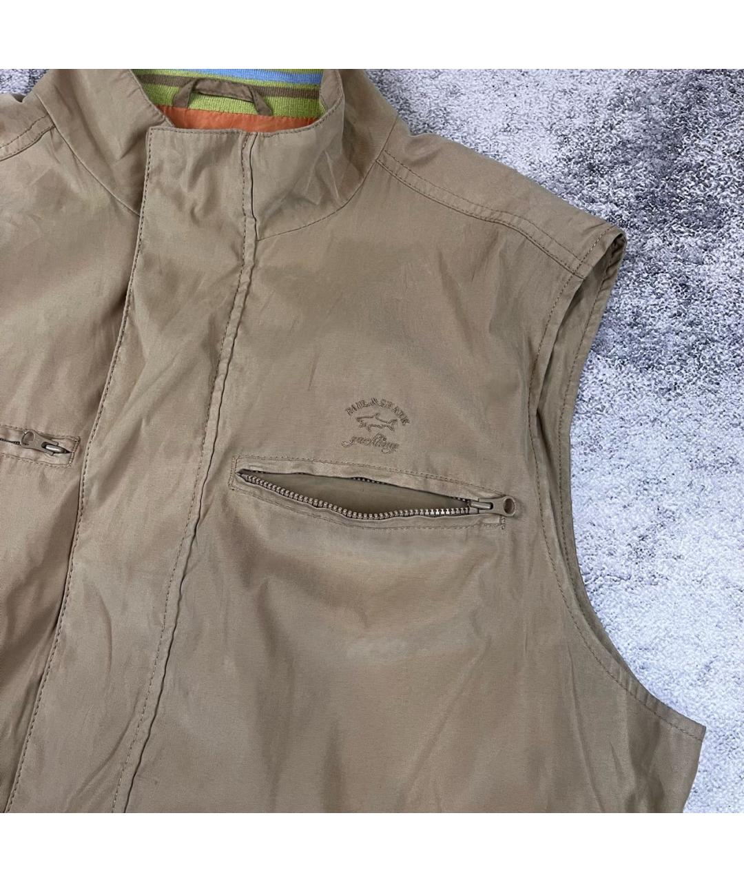 PAUL & SHARK Хаки жилет, фото 3