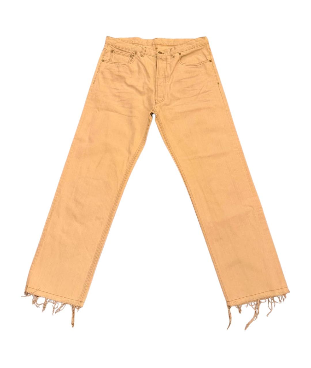 MAISON MARGIELA Голубые хлопковые джинсы, фото 1