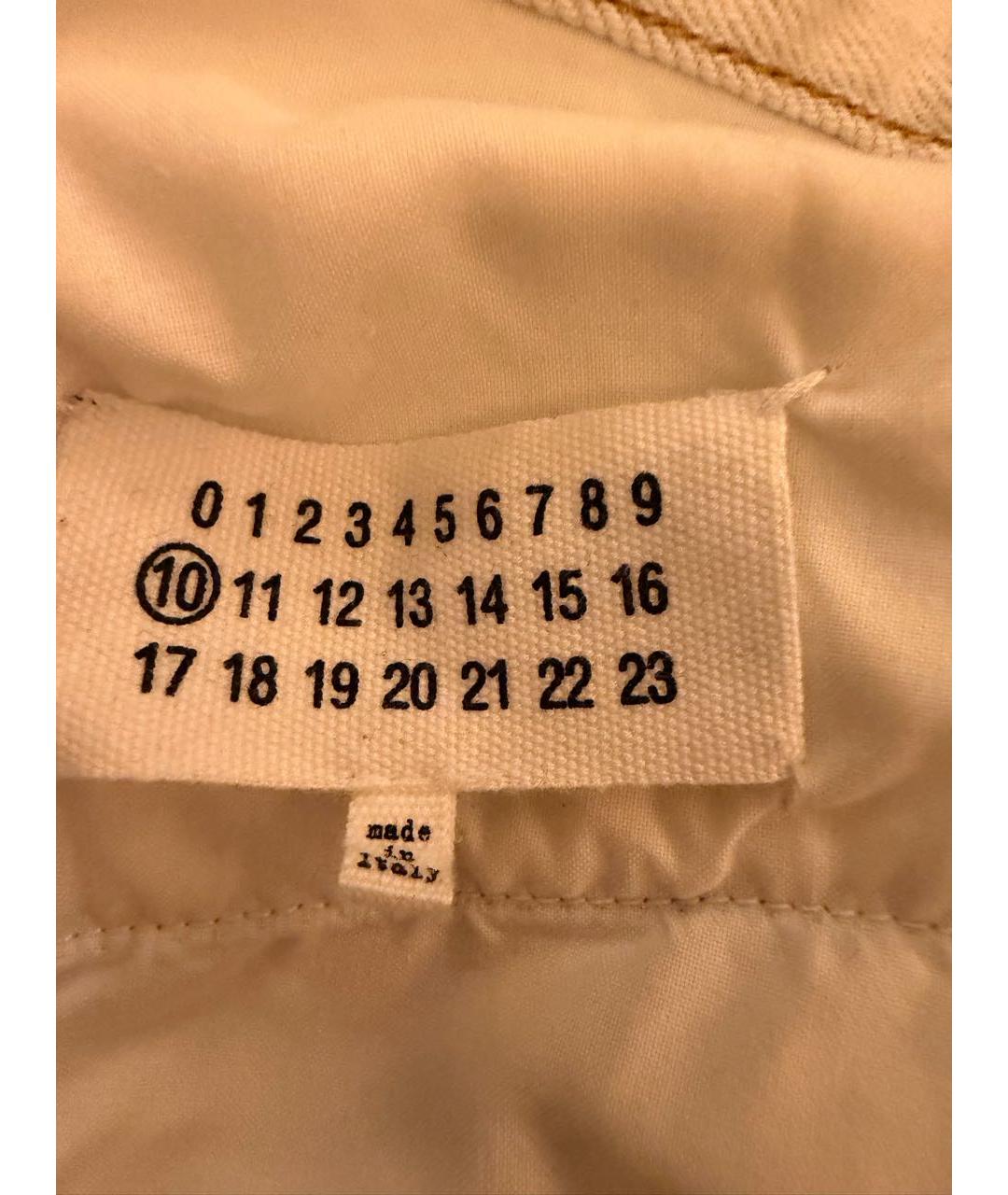 MAISON MARGIELA Голубые хлопковые джинсы, фото 6