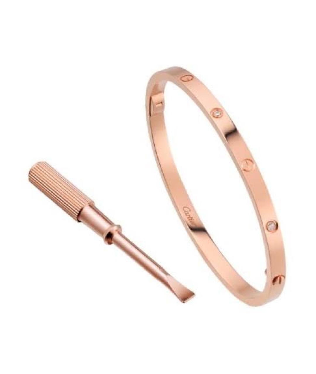CARTIER Золотой браслет из розового золота, фото 2