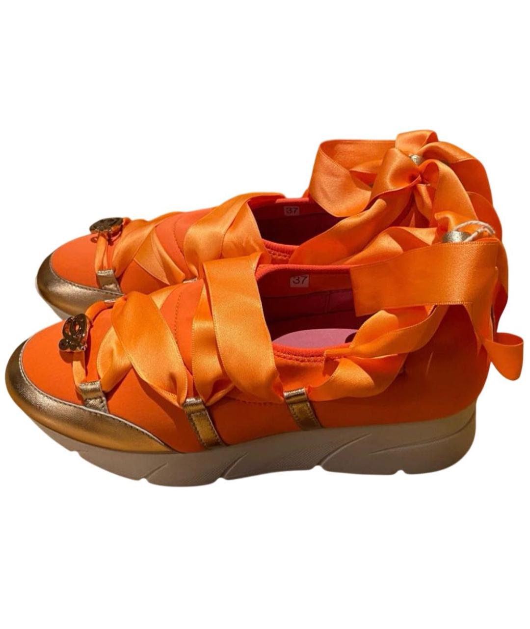 BLUMARINE Оранжевое кроссовки, фото 4