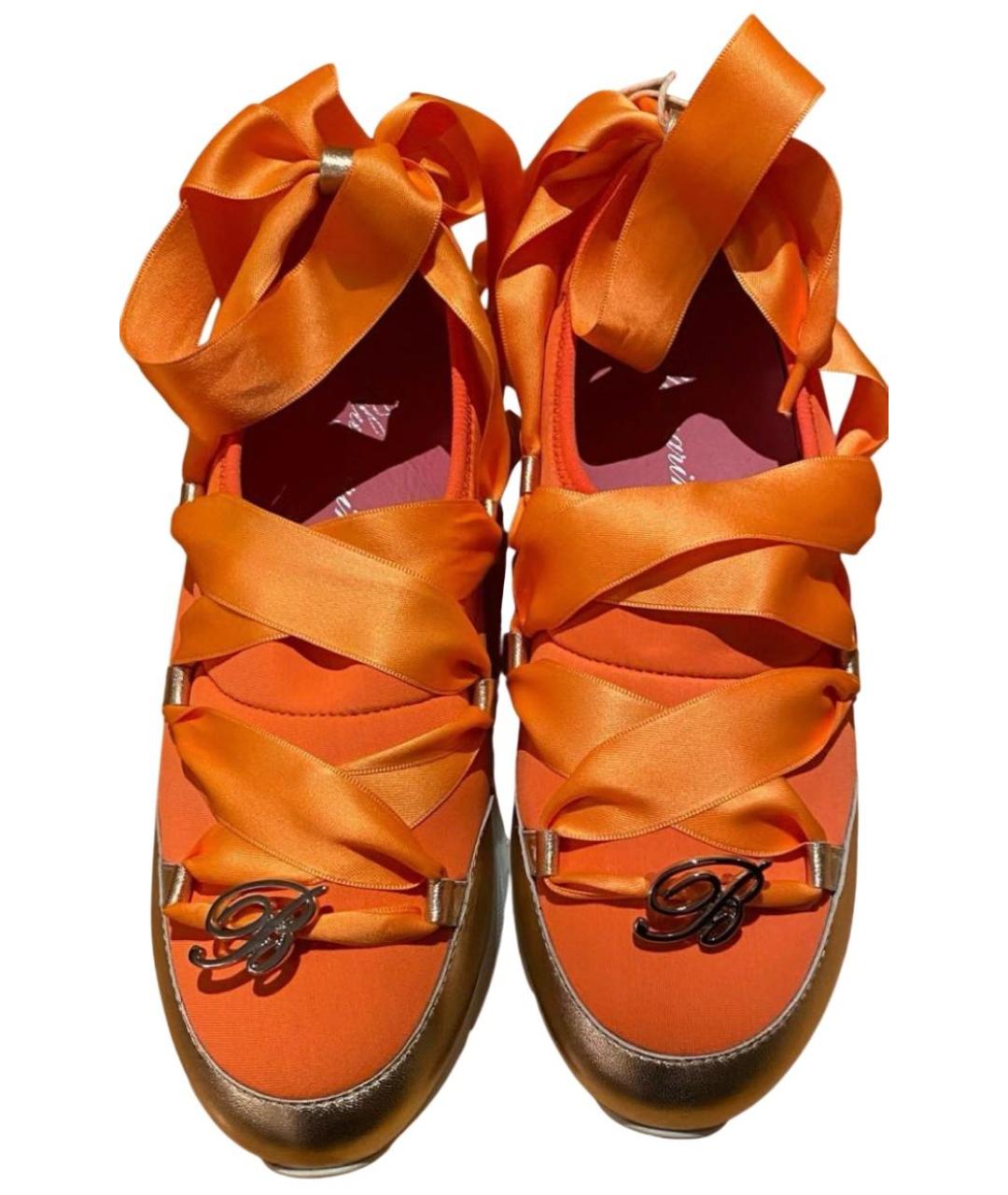 BLUMARINE Оранжевое кроссовки, фото 2