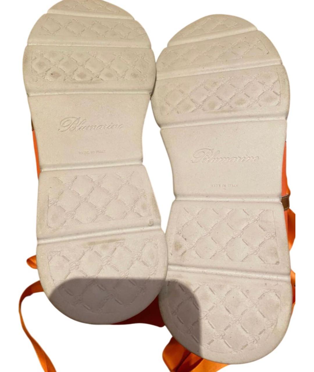 BLUMARINE Оранжевое кроссовки, фото 8