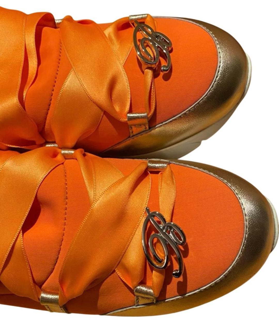 BLUMARINE Оранжевое кроссовки, фото 6