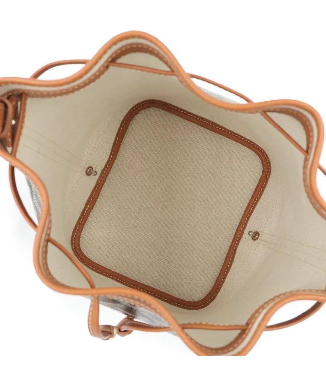 GOYARD Коричневая кожаная сумка через плечо, фото 2