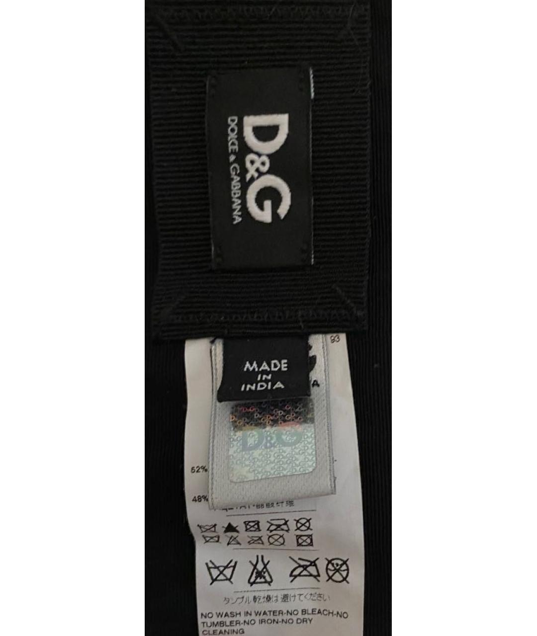 DOLCE&GABBANA Черный ремень, фото 5