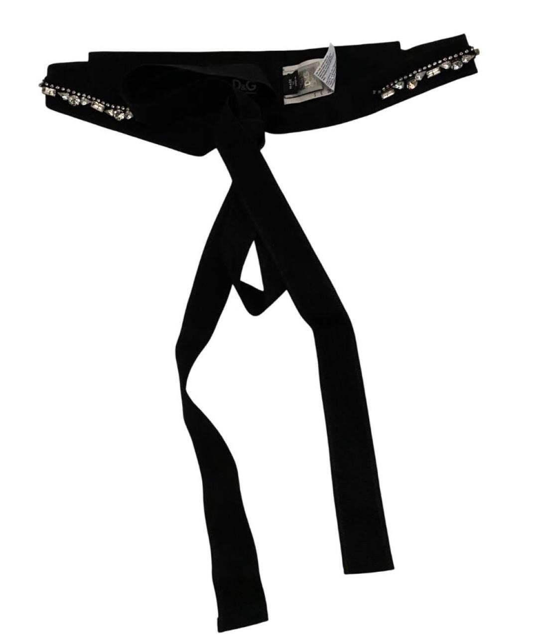 DOLCE&GABBANA Черный ремень, фото 3