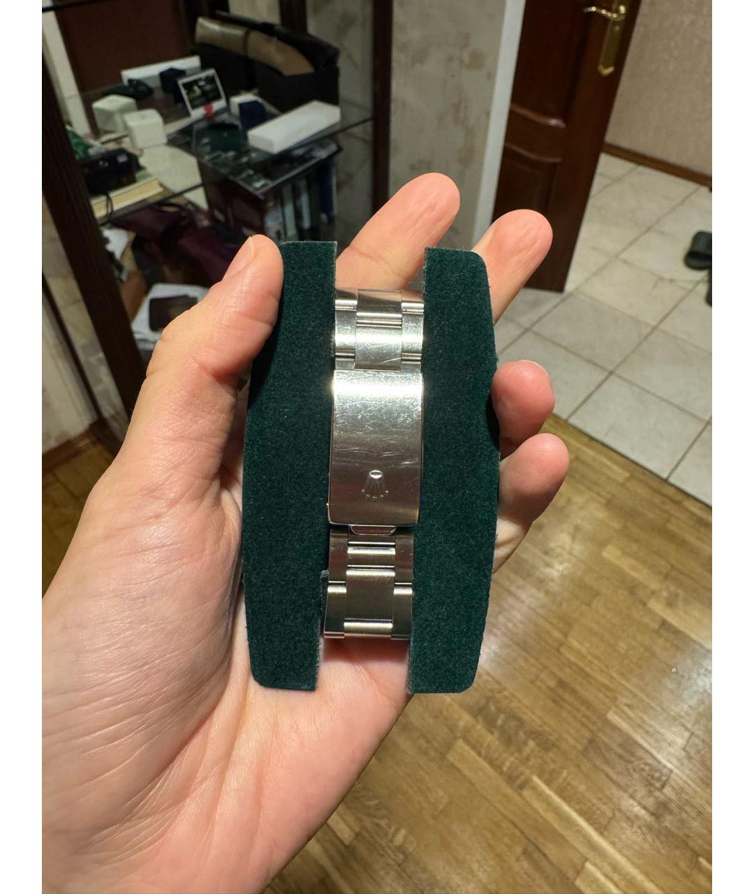 ROLEX Серые металлические часы, фото 3