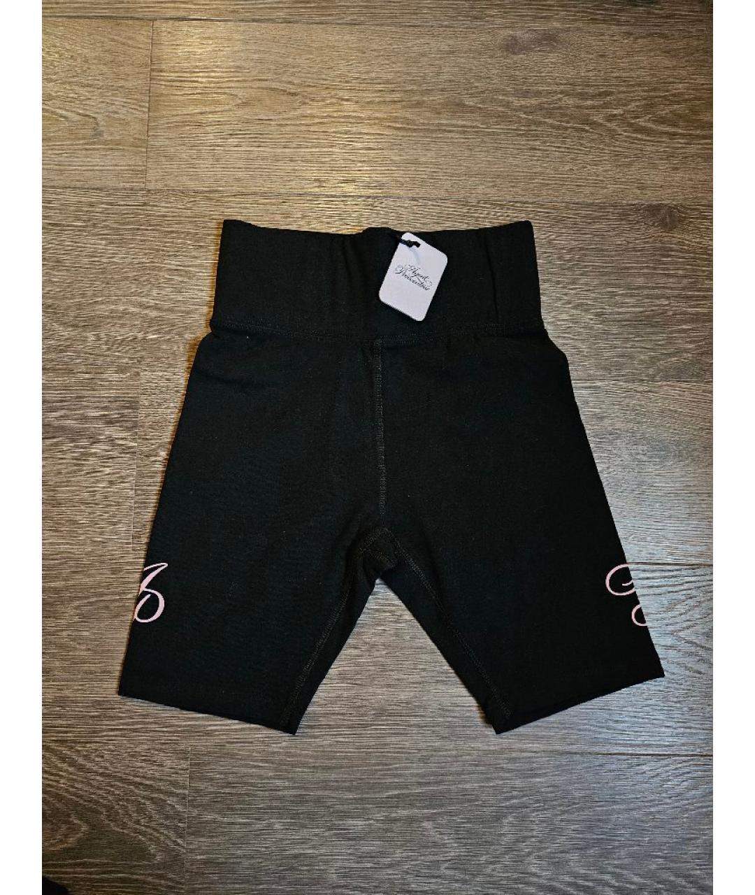 AGENT PROVOCATEUR Черные хлопко-эластановые шорты, фото 2