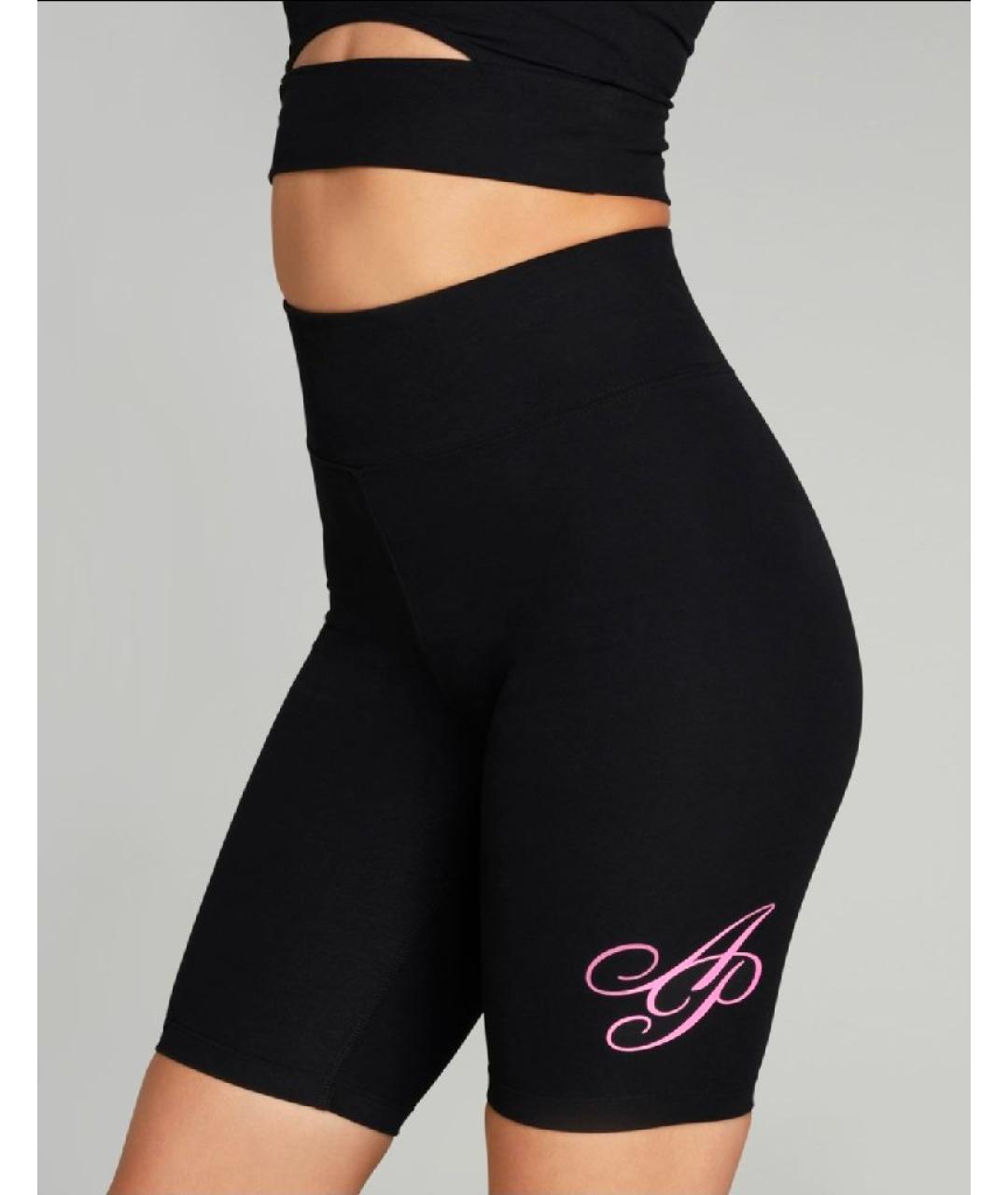 AGENT PROVOCATEUR Черные хлопко-эластановые шорты, фото 4