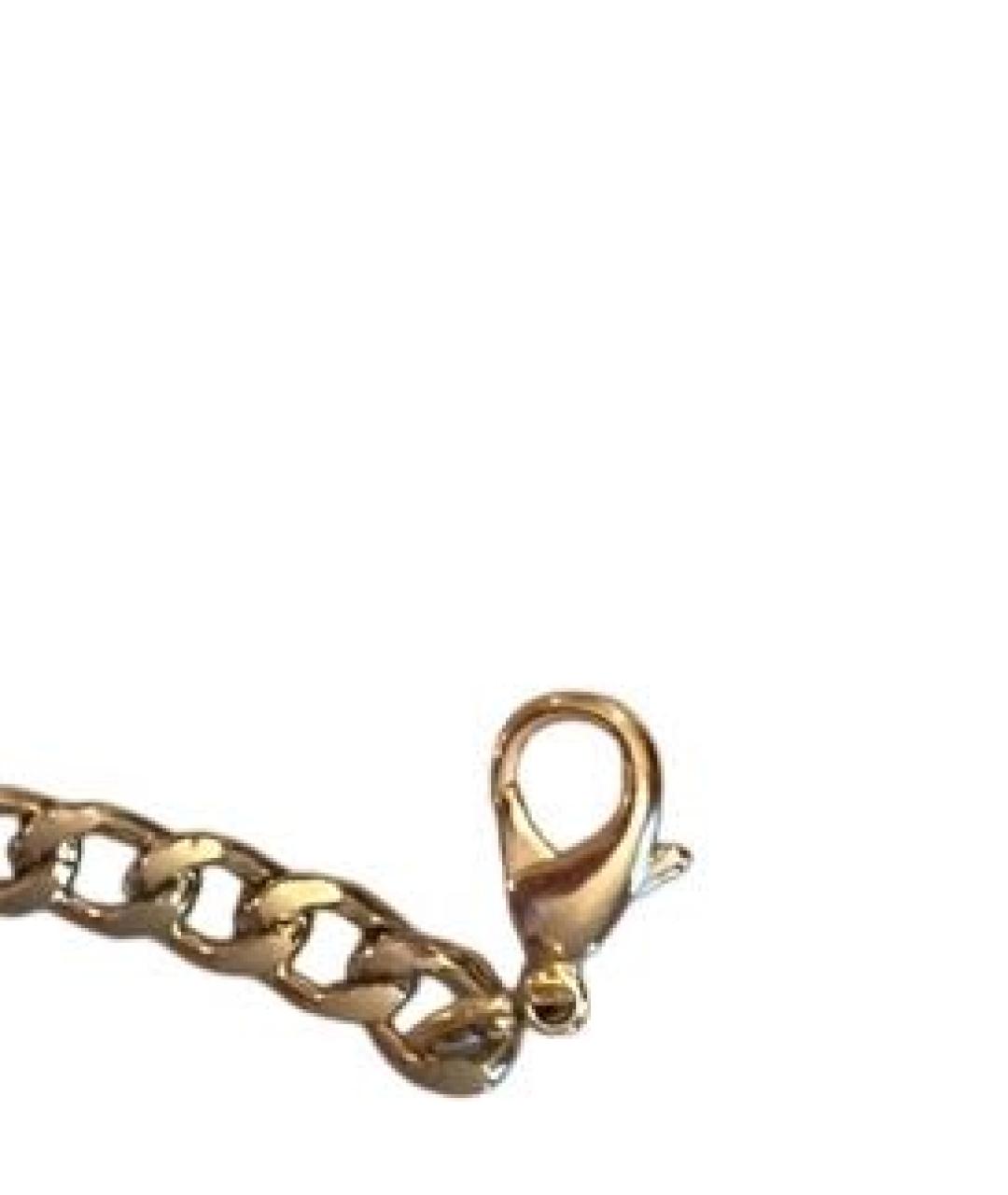 MISS BLUMARINE Золотой замшевый пояс/ремень, фото 6