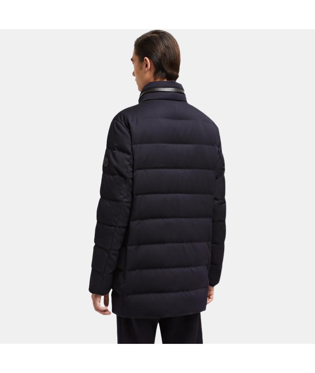 MONCLER Синее пальто, фото 4