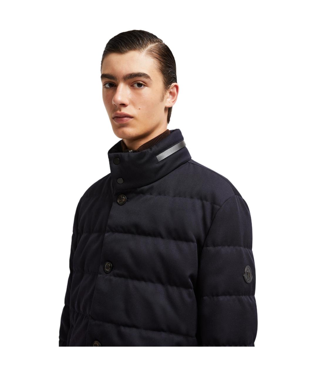 MONCLER Синее пальто, фото 5