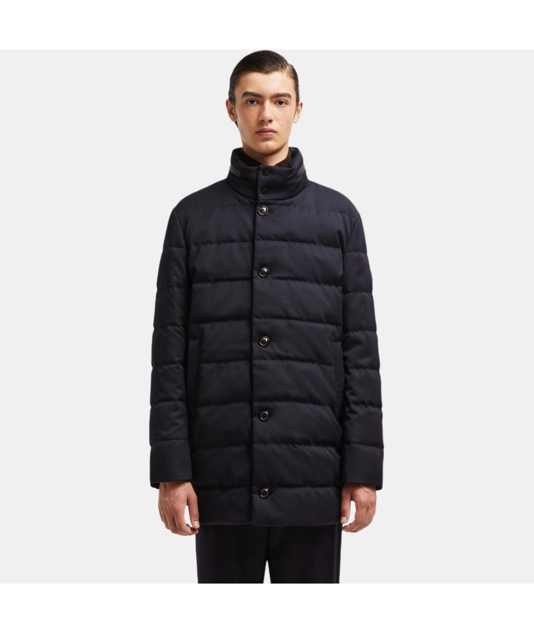 MONCLER Синее пальто, фото 3
