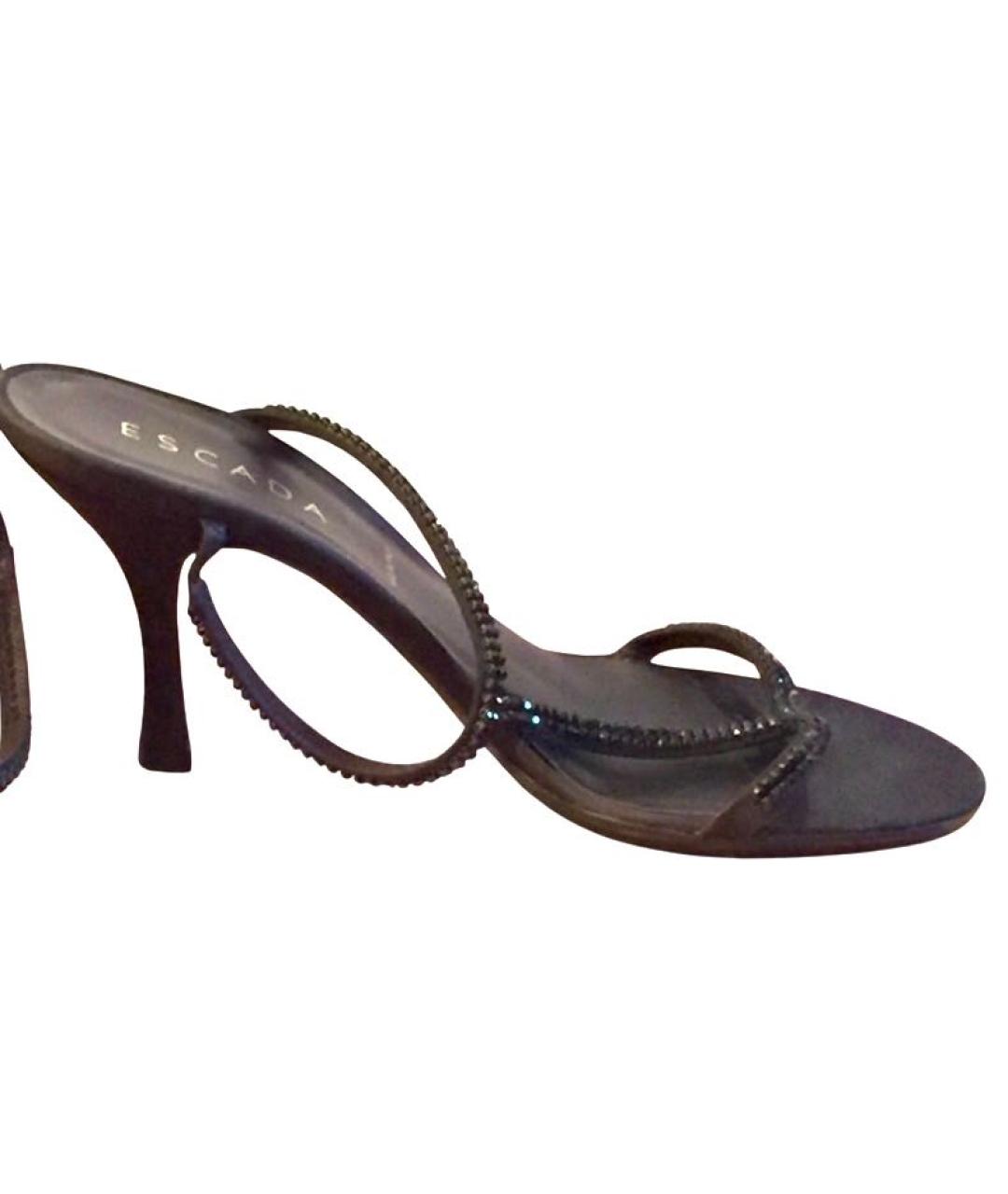 ESCADA Черные босоножки, фото 7