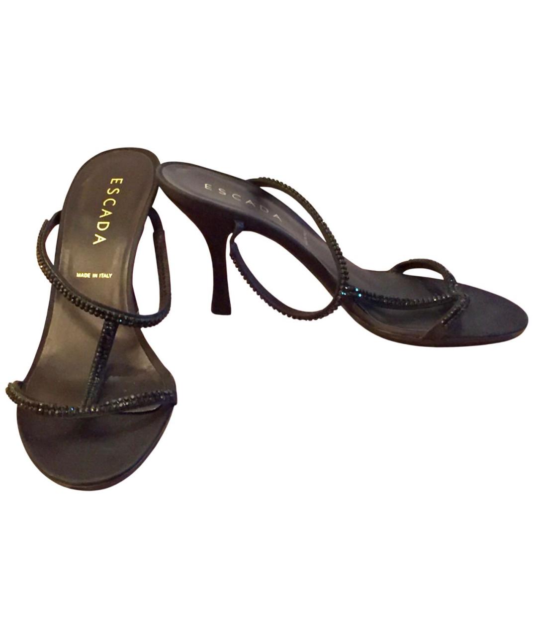 ESCADA Черные босоножки, фото 3