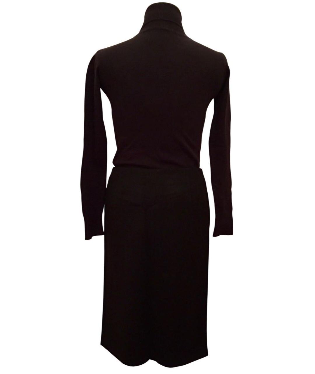 ICEBERG Черная шерстяная юбка мини, фото 3