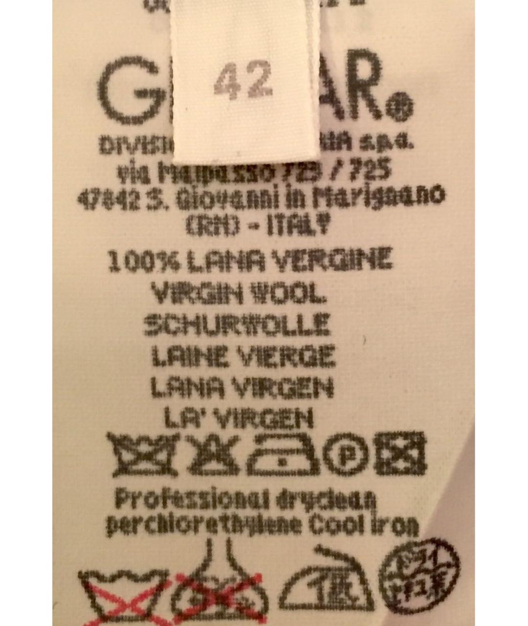 ICEBERG Черная шерстяная юбка мини, фото 7