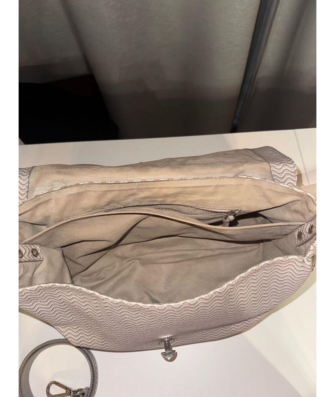 ZANELLATO Бежевая сумка через плечо, фото 7