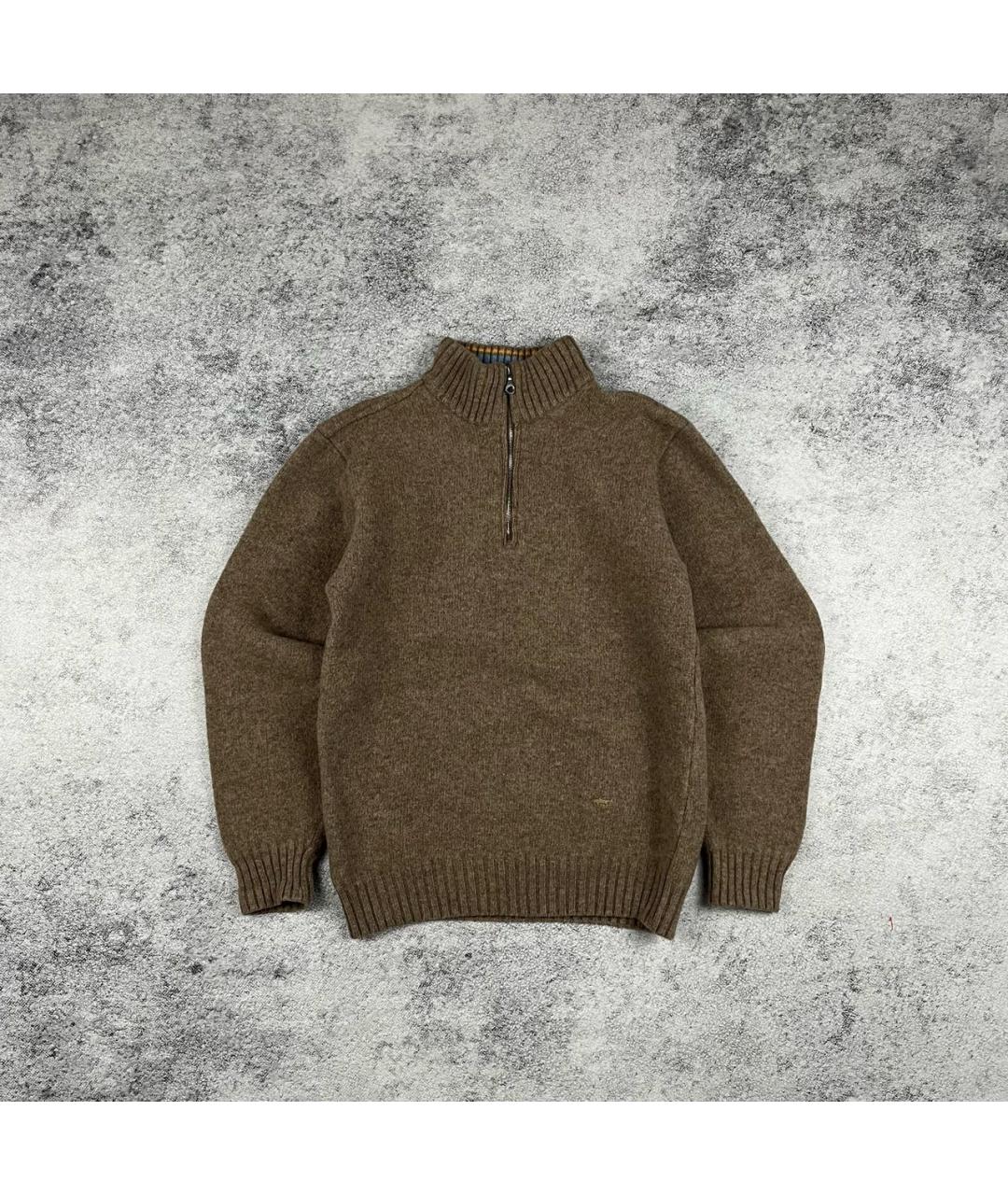 PAUL & SHARK Бежевый шерстяной джемпер / свитер, фото 6