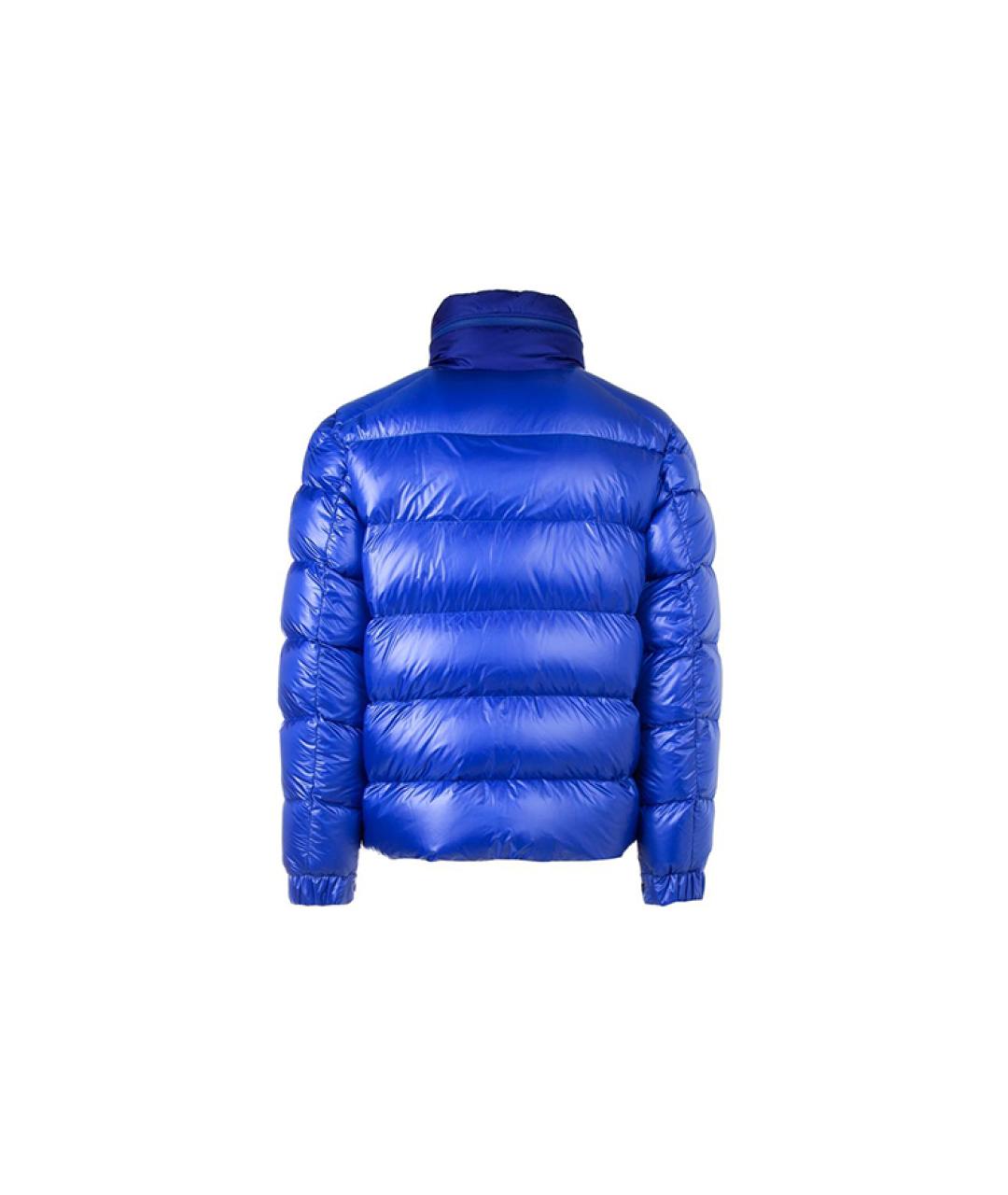 MONCLER Синий пуховик, фото 2