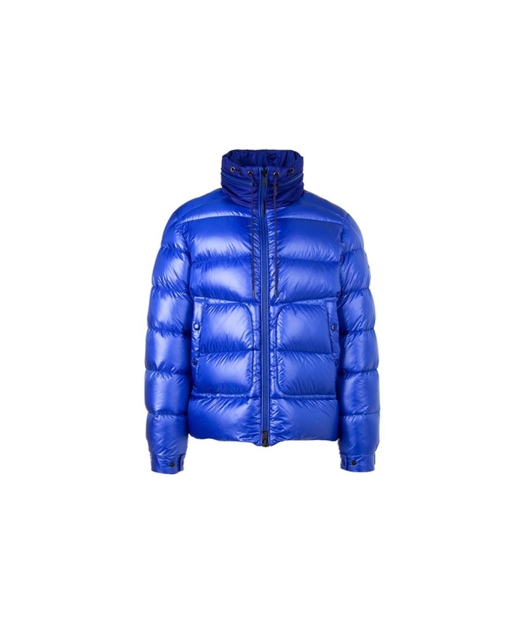 MONCLER Синий пуховик, фото 1