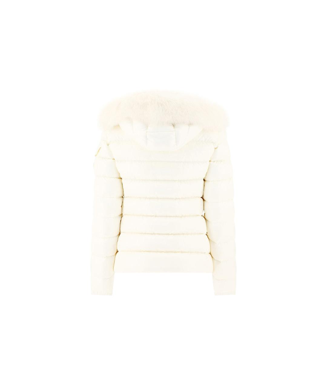 MONCLER Белая полиамидовая куртка, фото 2