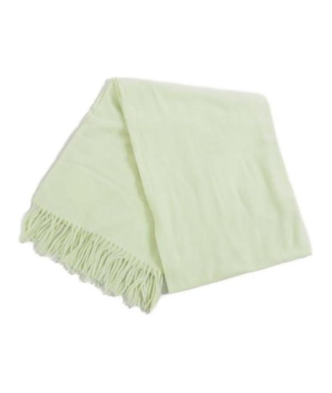 ACNE STUDIOS Салатовый шерстяной шарф, фото 2