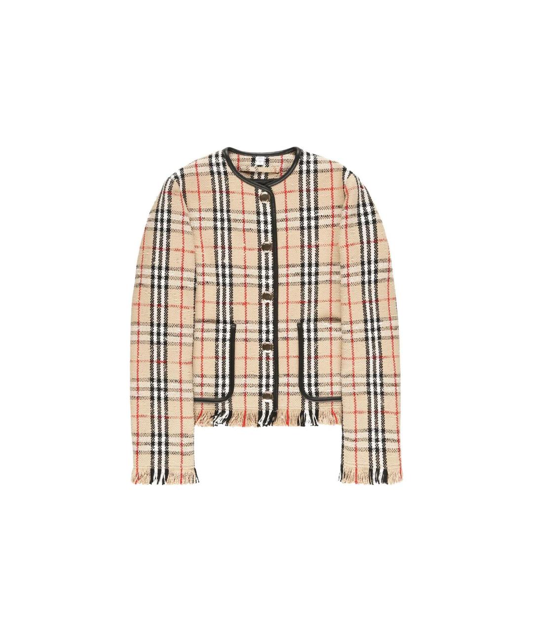 BURBERRY Бежевый жакет/пиджак, фото 1