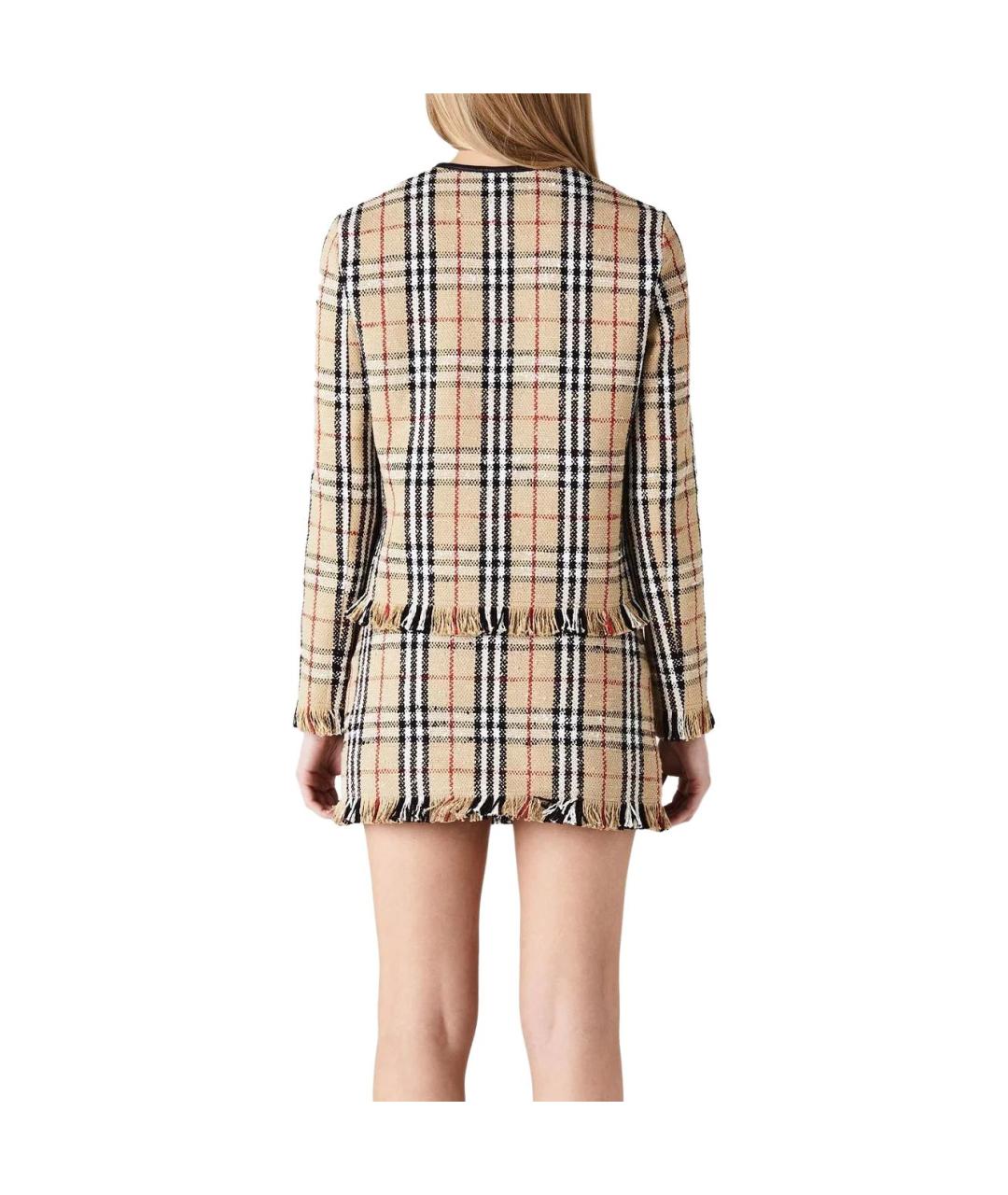 BURBERRY Бежевый жакет/пиджак, фото 3