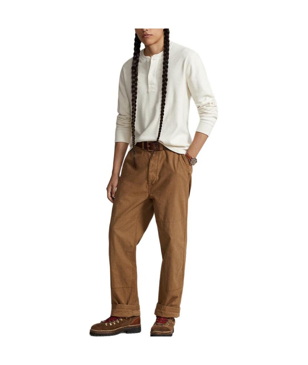 POLO RALPH LAUREN Белый джемпер / свитер, фото 2