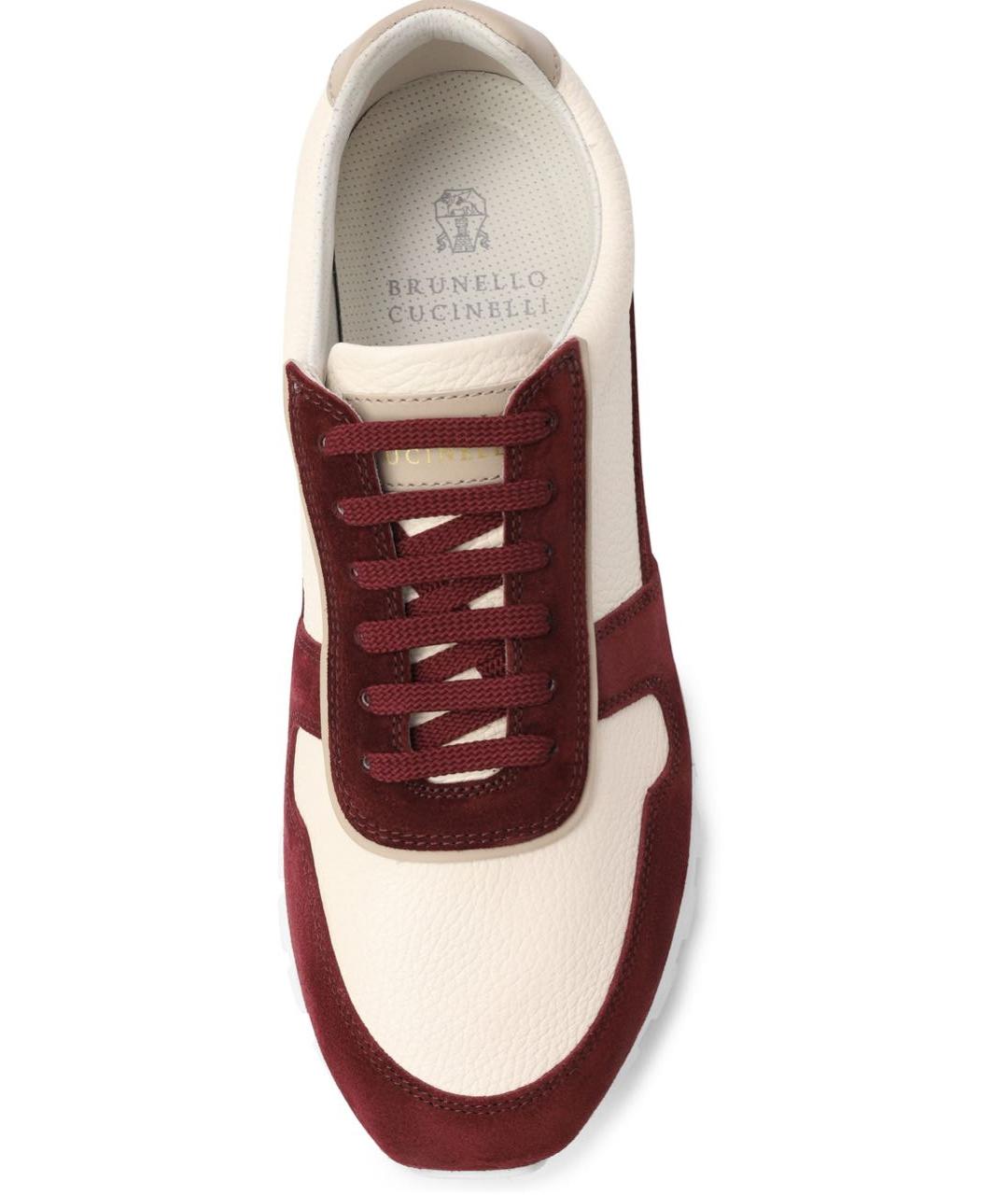 BRUNELLO CUCINELLI Мульти кожаные низкие кроссовки / кеды, фото 3