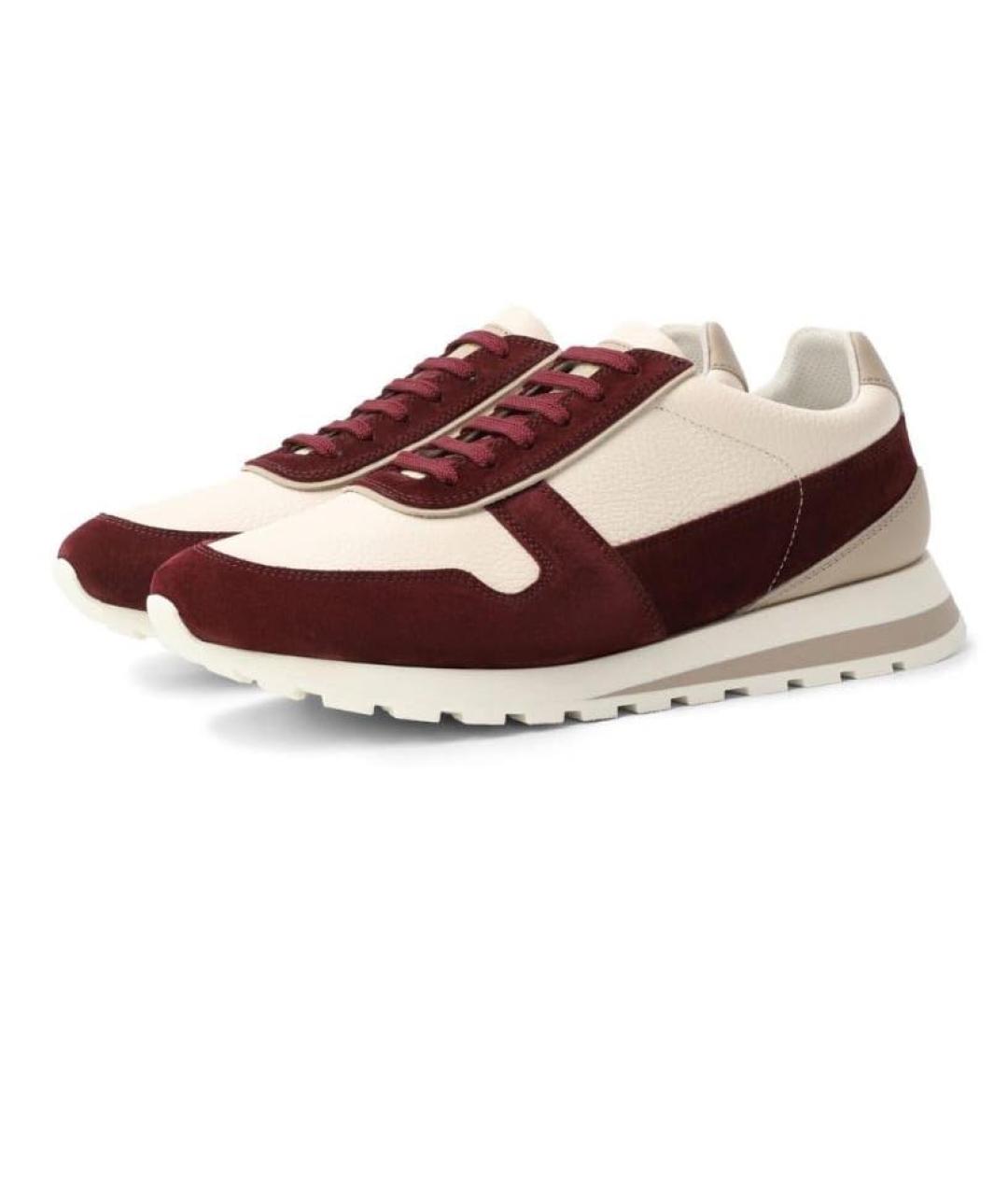 BRUNELLO CUCINELLI Мульти кожаные низкие кроссовки / кеды, фото 2