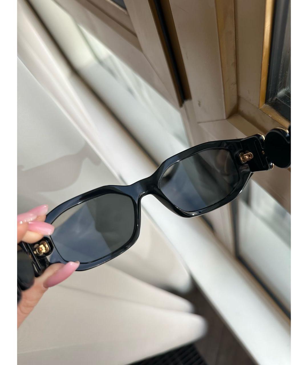 VERSACE Черные солнцезащитные очки, фото 8