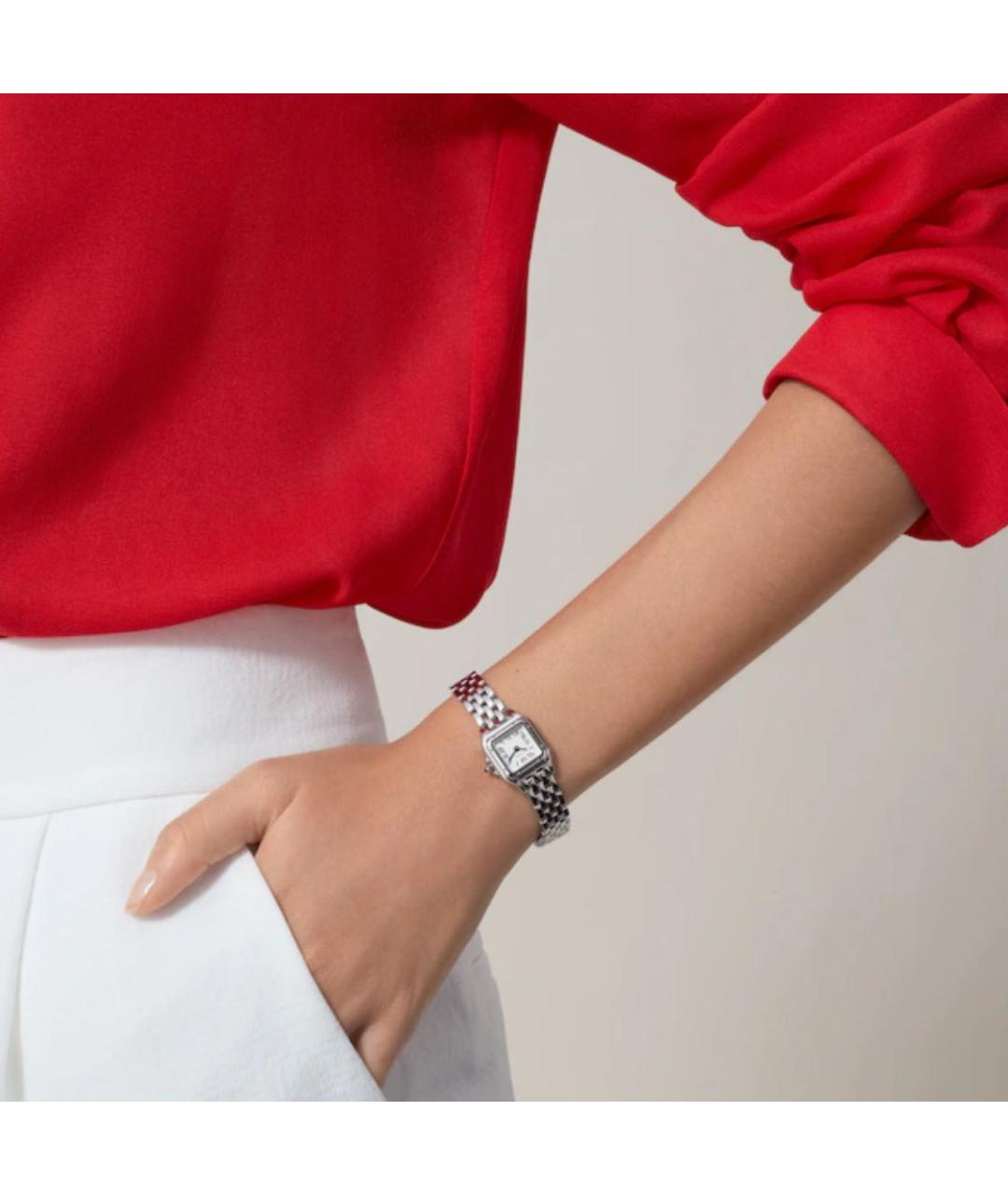 CARTIER Серебряные металлические часы, фото 4