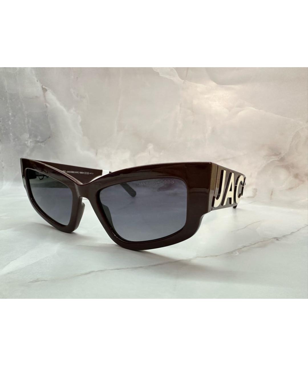 MARC JACOBS Бордовые пластиковые солнцезащитные очки, фото 2