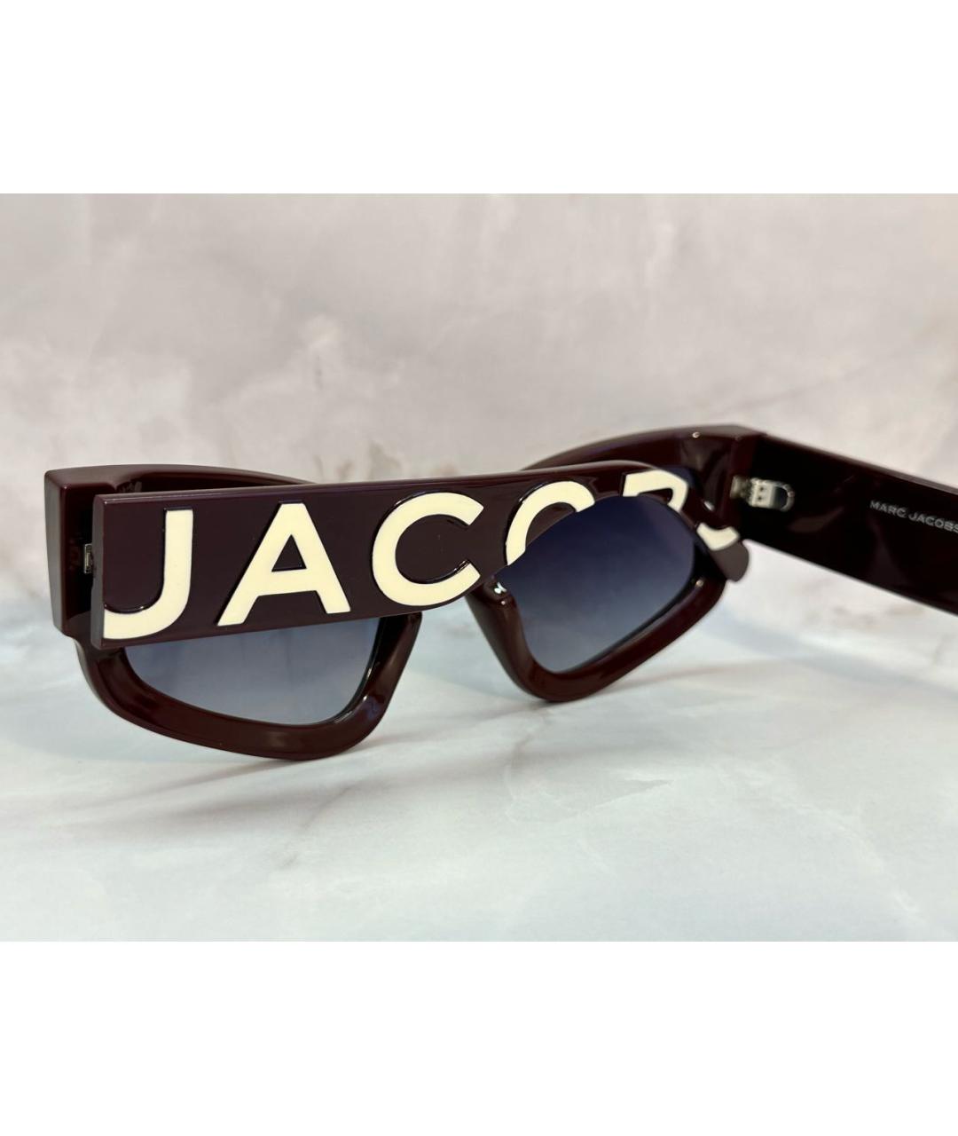 MARC JACOBS Бордовые пластиковые солнцезащитные очки, фото 4