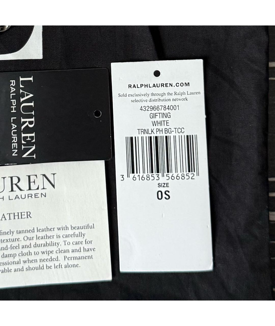 POLO RALPH LAUREN Бежевая кожаная сумка через плечо, фото 6