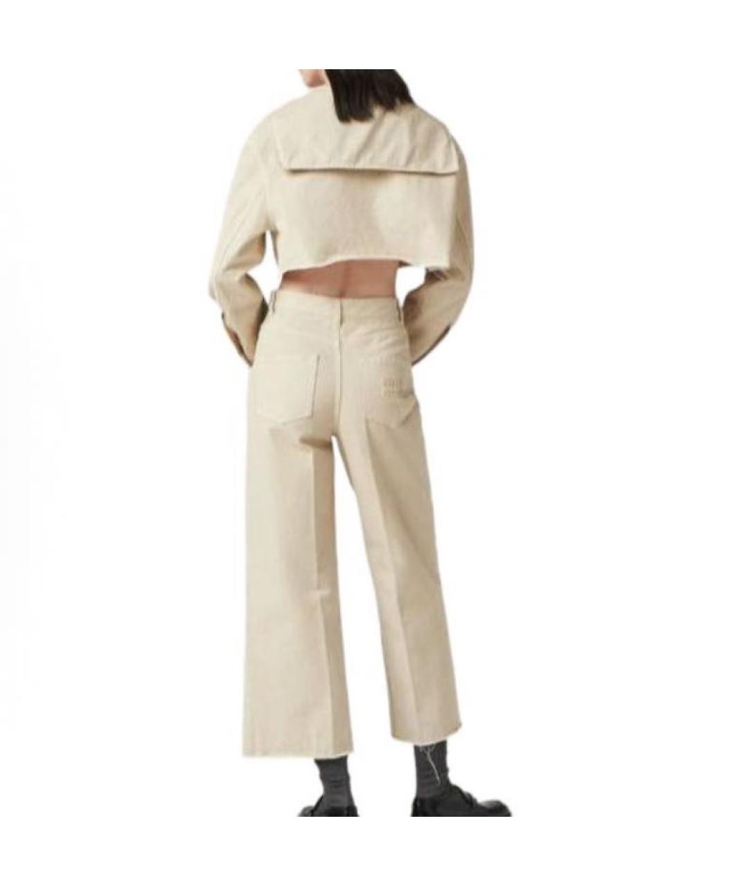 MIU MIU Бежевая куртка, фото 8