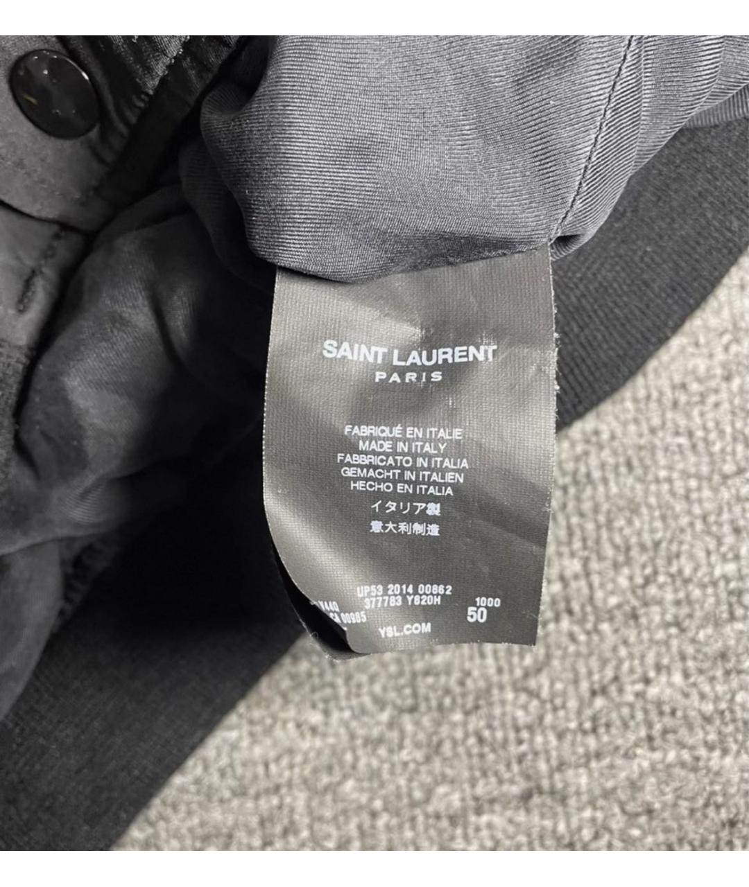 SAINT LAURENT Черный жакет/пиджак, фото 4